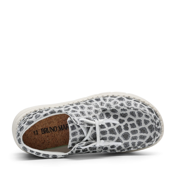 Boys Slip-On Casual Loafer Shoes - BLACK LEOPARD PRINT - 3